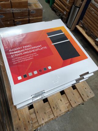 2x Infrarood paneel spiegel 60 x 60 cm, Ecosun, Type GS, Spiegel, 2025